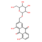 (4,5-dihydroxy-9,10-dioxo-9,10-dihydroanthracen-2-yl)methyl beta-D-allopyranoside