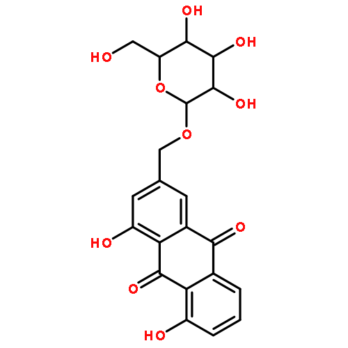 (4,5-dihydroxy-9,10-dioxo-9,10-dihydroanthracen-2-yl)methyl beta-D-allopyranoside