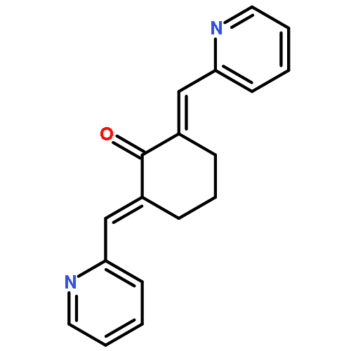 Cyclohexanone, 2,6-bis(2-pyridinylmethylene)-