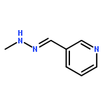 3-[(2-methylhydrazinylidene)methyl]pyridine