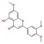 2-(3,4-Dimethoxyphenyl)-5-hydroxy-7-methoxy-4H-chromen-4-one