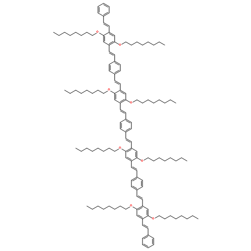 Benzene,1,4-bis[2-[4-[2-[4-[2-[2,5-bis(octyloxy)-4-(2-phenylethenyl)phenyl]ethenyl]phenyl]ethenyl]-2,5-bis(octyloxy)phenyl]ethenyl]-