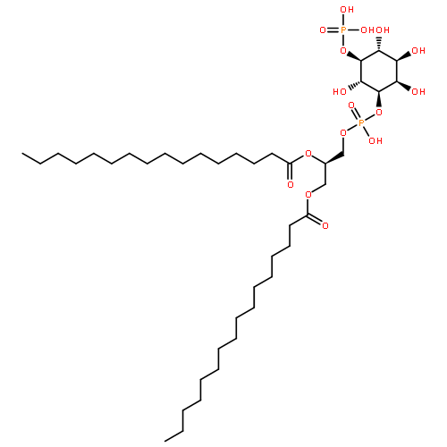 D-myo-Inositol,1-[(2R)-2,3-bis[(1-oxohexadecyl)oxy]propyl hydrogen phosphate] 5-(dihydrogenphosphate) (9CI)