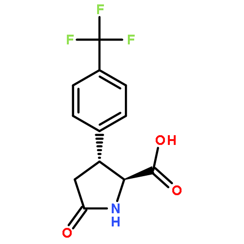 L-Proline, 5-oxo-3-[4-(trifluoromethyl)phenyl]-, (3R)-