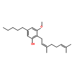 Phenol, 2-[(2E)-3,7-dimethyl-2,6-octadienyl]-3-methoxy-5-pentyl-