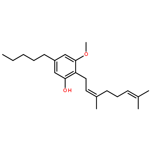 Phenol, 2-[(2E)-3,7-dimethyl-2,6-octadienyl]-3-methoxy-5-pentyl-