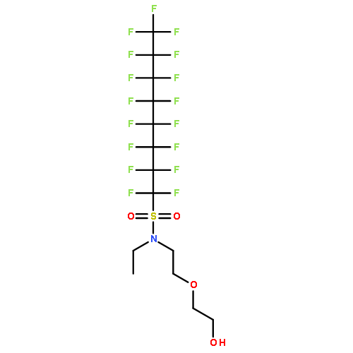 Poly(ethyleneglycol) 2-[ethyl[(heptadecafluorooctyl)sulfonyl]amino]ethyl ether