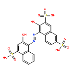 2,7-Naphthalenedisulfonicacid, 3-hydroxy-4-[2-(2-hydroxy-4-sulfo-1-naphthalenyl)diazenyl]-