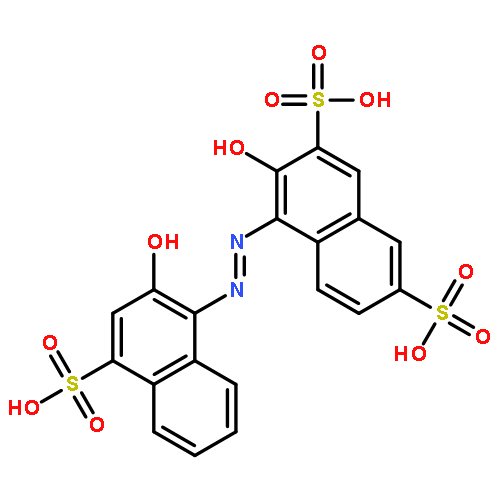 2,7-Naphthalenedisulfonicacid, 3-hydroxy-4-[2-(2-hydroxy-4-sulfo-1-naphthalenyl)diazenyl]-