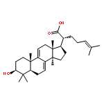 3β-Hydroxy-5α-lanosta-7,9(11),24-trien-21-oic acid