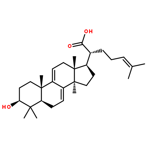 3β-Hydroxy-5α-lanosta-7,9(11),24-trien-21-oic acid