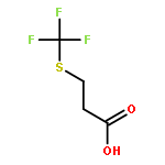 3-(trifluoromethylsulfanyl)propanoic Acid