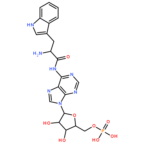 5'-Adenylic acid, N-[2-amino-3-(1H-indol-3-yl)-1-oxopropyl]-, (S)-