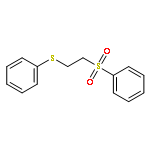 Benzene, [[2-(phenylsulfonyl)ethyl]thio]-