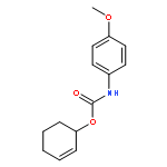 Carbamic acid, (4-methoxyphenyl)-, 2-cyclohexen-1-yl ester