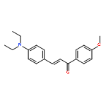 2-Propen-1-one, 3-[4-(diethylamino)phenyl]-1-(4-methoxyphenyl)-