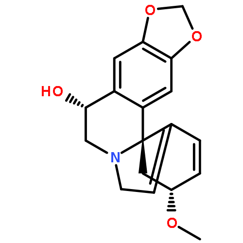 Erythrinan-11-ol,1,2,6,7-tetradehydro-3-methoxy-15,16-[methylenebis(oxy)]-, (3b,11a)- (9CI)