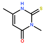 4(1H)-Pyrimidinone, 2,3-dihydro-3,6-dimethyl-2-thioxo-