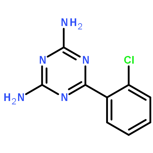 1,3,5-Triazine-2,4-diamine,6-(2-chlorophenyl)-