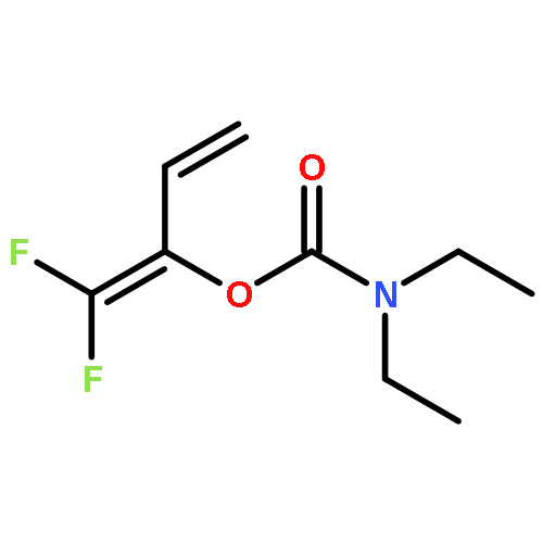 Carbamic acid, diethyl-, 1-(difluoromethylene)-2-propenyl ester