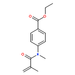 Benzoic acid, 4-[methyl(2-methyl-1-oxo-2-propenyl)amino]-, ethyl ester