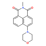 1H-Benz[de]isoquinoline-1,3(2H)-dione, 2-methyl-6-(4-morpholinyl)-