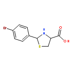 (4R)-2-(4-Bromophenyl)thiazolidine-4-carboxylic acid