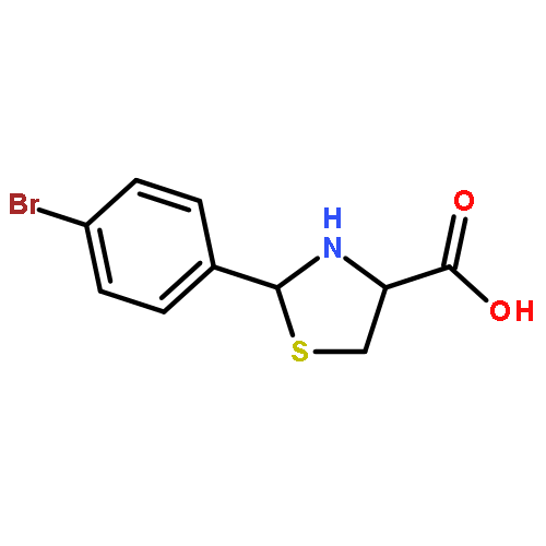 (4R)-2-(4-Bromophenyl)thiazolidine-4-carboxylic acid