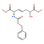 3-Heptenedioic acid, 6-hydroxy-2-[[(phenylmethoxy)carbonyl]amino]-,dimethyl ester, (2S)-