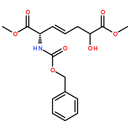 3-Heptenedioic acid, 6-hydroxy-2-[[(phenylmethoxy)carbonyl]amino]-,dimethyl ester, (2S)-