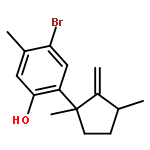 Phenol,4-bromo-2-[(1R,3S)-1,3-dimethyl-2-methylenecyclopentyl]-5-methyl-