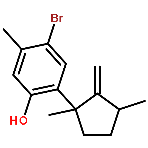 Phenol,4-bromo-2-[(1R,3S)-1,3-dimethyl-2-methylenecyclopentyl]-5-methyl-