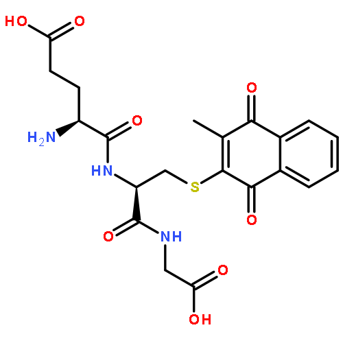 Glycine, L-g-glutamyl-S-(1,4-dihydro-3-methyl-1,4-dioxo-2-naphthalenyl)-L-cysteinyl-