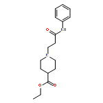 ethyl 1-(3-anilino-3-oxopropyl)-4-piperidinecarboxylate