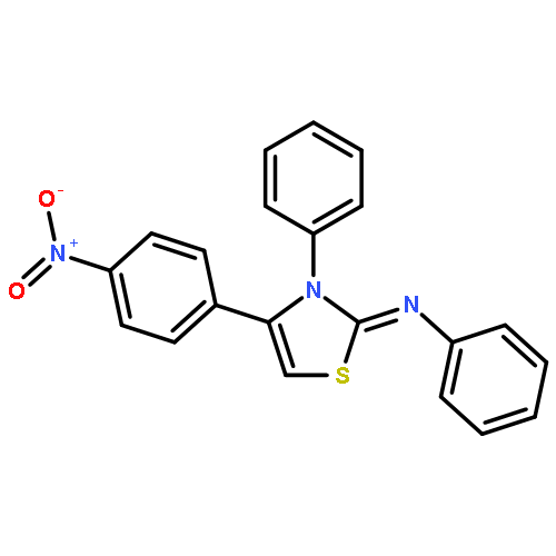 Benzenamine, N-[4-(4-nitrophenyl)-3-phenyl-2(3H)-thiazolylidene]-