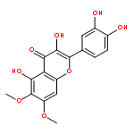 4H-1-Benzopyran-4-one,2-(3,4-dihydroxyphenyl)-3,5-dihydroxy-6,7-dimethoxy-