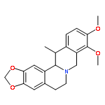 9,10-dimethoxy-13-methyl-5,8,13,13a-tetrahydro-6h-[1,3]dioxolo[4,5-g]isoquino[3,2-a]isoquinoline