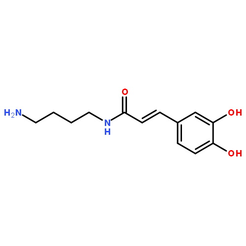 (2E)-N-(4-aminobutyl)-3-(3,4-dihydroxyphenyl)prop-2-enamide