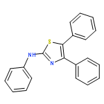 2-Thiazolamine, N,4,5-triphenyl-