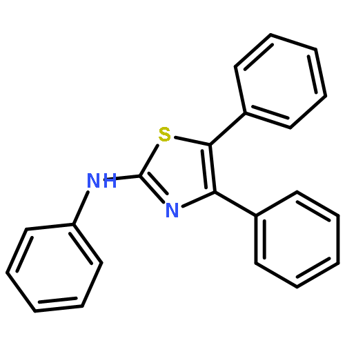 2-Thiazolamine, N,4,5-triphenyl-