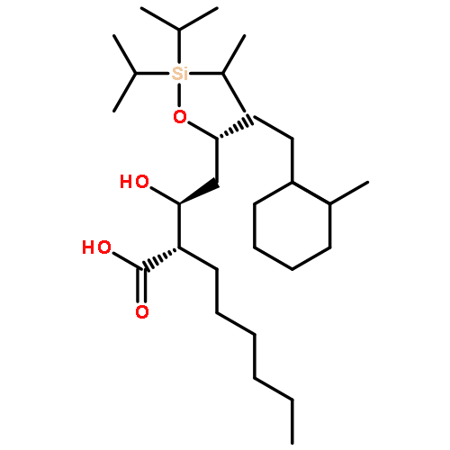 (2S,3S,5R)-2-hexyl-3-hydroxy-5-(triisopropylsilyloxy)hexadecanoic acid