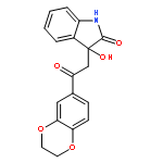 <br>3-(2-(2,3-Dihydrobenzo[b][1,4]dioxin-6-yl)-2-oxoethyl)-3-hydroxyindolin-2-o ne