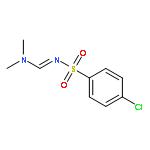 Benzenesulfonamide, 4-chloro-N-[(dimethylamino)methylene]-