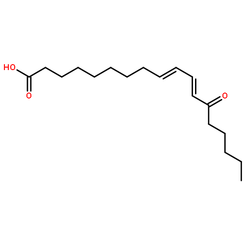 (9Z,11E/Z)-13-oxooctadecatrienoic acid