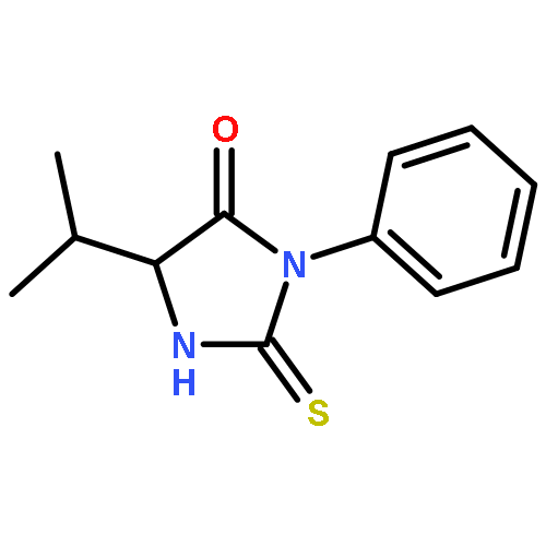 (S)-5-(1-methylethyl)-3-phenyl-2-thioxoimidazolidin-4-one