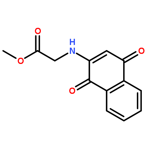 Glycine, N-(1,4-dihydro-1,4-dioxo-2-naphthalenyl)-, methyl ester