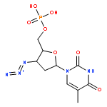 [(2s,3s,5r)-3-azido-5-(5-methyl-2,4-dioxopyrimidin-1-yl)oxolan-2-yl]methyl Dihydrogen Phosphate