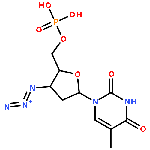 [(2s,3s,5r)-3-azido-5-(5-methyl-2,4-dioxopyrimidin-1-yl)oxolan-2-yl]methyl Dihydrogen Phosphate