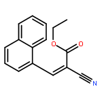 2-Propenoic acid, 2-cyano-3-(1-naphthalenyl)-, ethyl ester, (2E)-