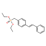 Phosphonic acid, [[4-[(1E)-2-phenylethenyl]phenyl]methyl]-, diethyl ester